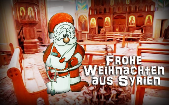 In Syrien gibt es auch Weihnachten.