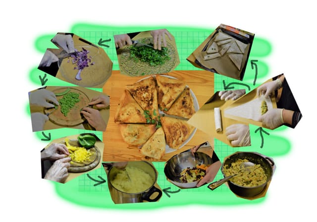 Sambosa - afghanische Teigtaschen