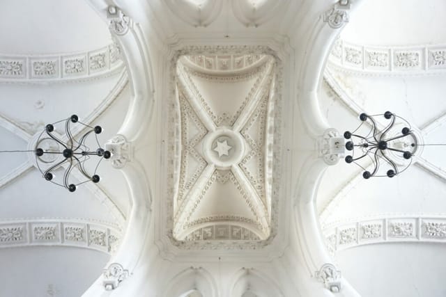Decke der Synagoge in Grodno