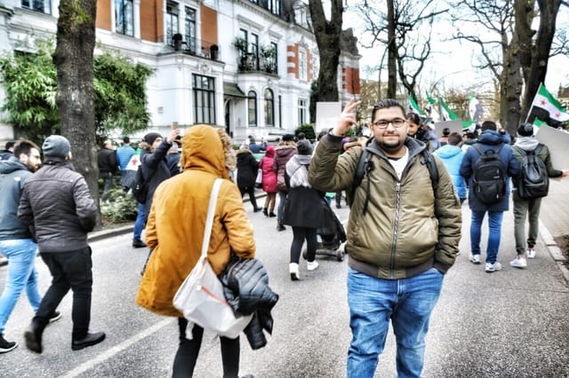 "Das freie syrische Volk in Hamburg"