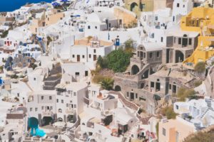 Foto einer griechischen Landschaft