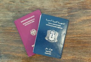 Deutscher und syrischer Pass