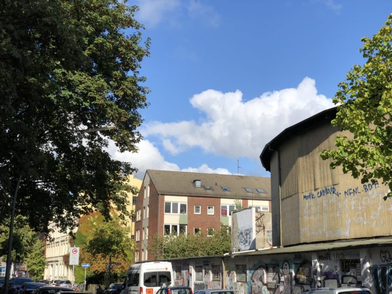 Eine Gebäude in Hamburg. Foto: Hussam Al Zaher.