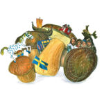 Zuckerkuchen. Illustration: Eugenia Longinova.