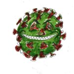 Coronavirus. Zeichnungen: Eugenia Loginova