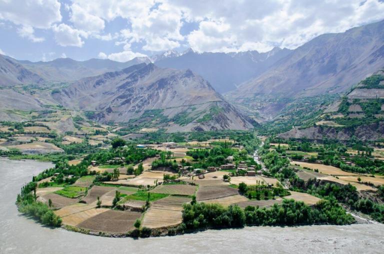 Afghanistan from the Pamir highway