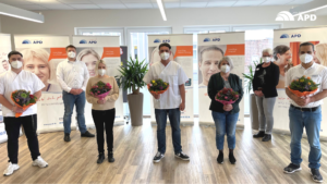 Abschllussfeier der Ausbildung von Taan