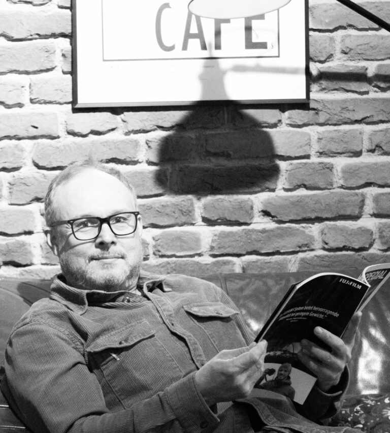 Glen Ganz, Geschäftsführer und Gründer des why not Café Ottensen