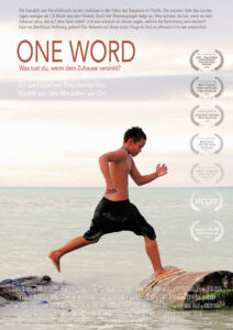 Filmplakat ONE WORD, Film über den Klimawandel