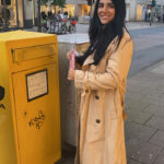 Bjeen Alhassan nimmt ihr Wahlrecht wahr
