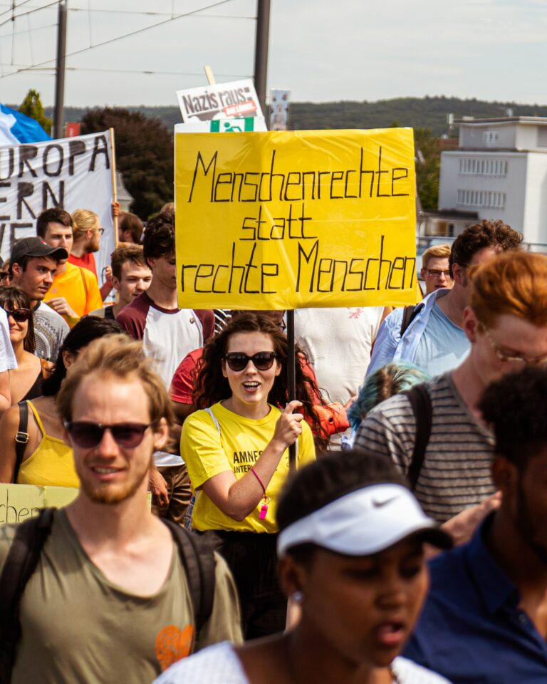 Demonstration Asylpolitik