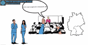 Lest hier in einem Interview über das Projekt sprungbrett into work für geflüchtete und zugewanderte Frauen.