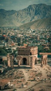 Eine Landschaft in Afghanistan