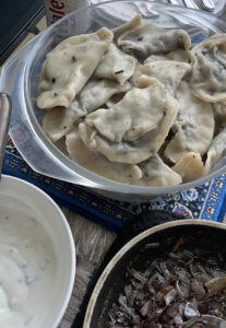 Pierogie, von Natalie gekocht und fotografiert